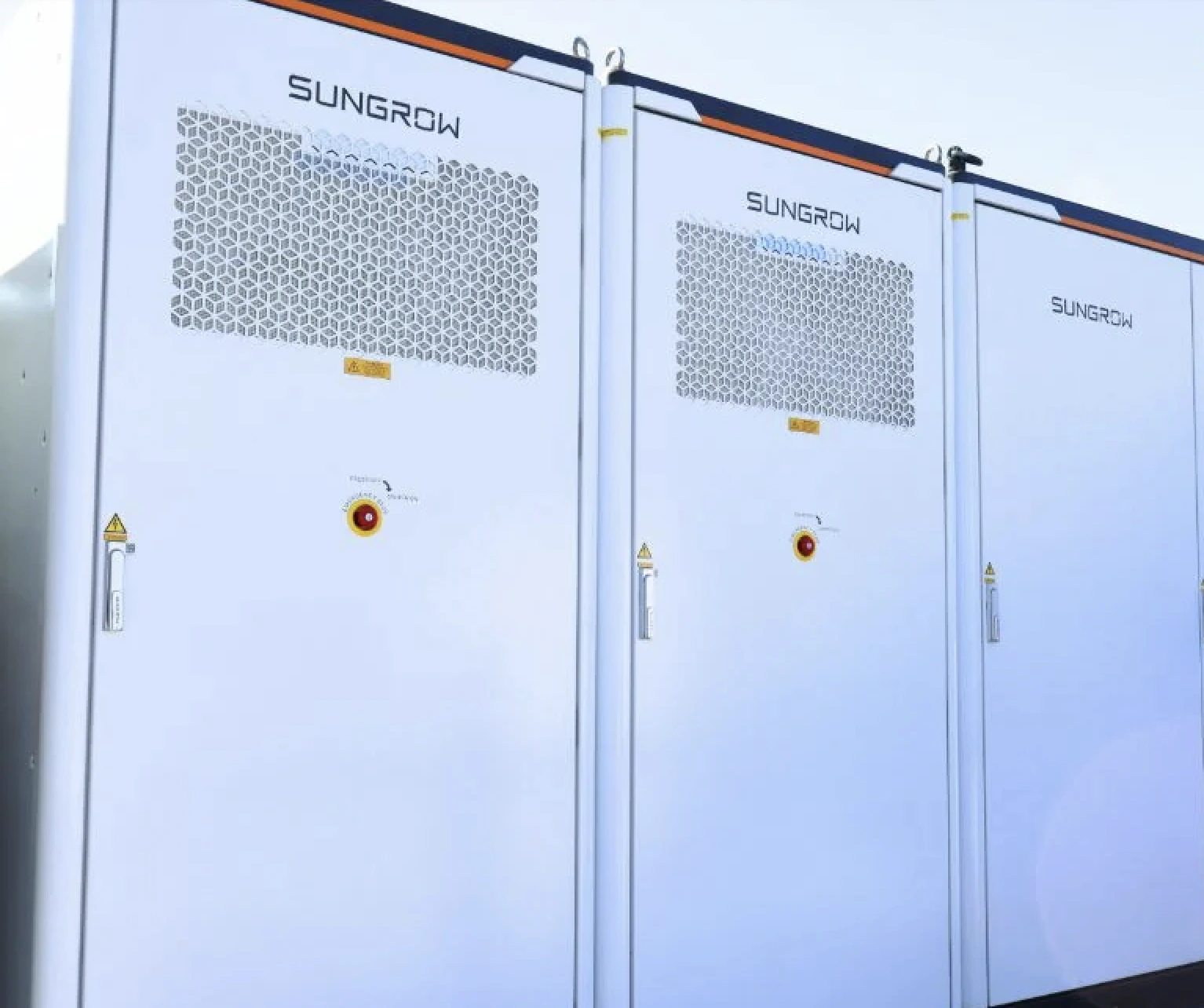 Sungrow PowerStack battery storage under construction at Canberra Airport terminal