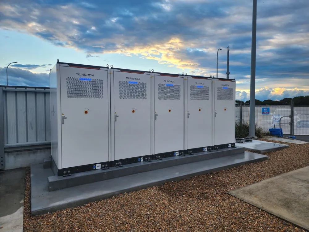 550 kW / 1,125 kWh Sungrow PowerStack battery and rooftop solar at the Brisbane International Cruise Terminal