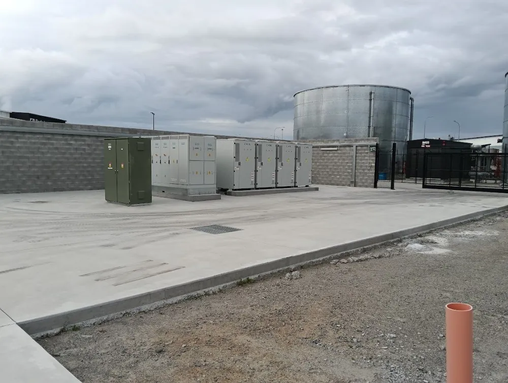 1,000 kW / 1,750 kWh EVO Power NEO battery storage installed at Port of Brisbane, Signal Close